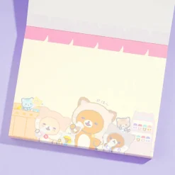 Rilakkuma Cat Bathhouse Mini Memo Pad