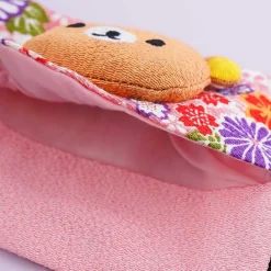 Rilakkuma Chirimen Kabuse Tissue Pouch
