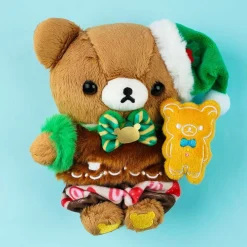 Rilakkuma Christmas Plushie - Chairoikoguma / Medium