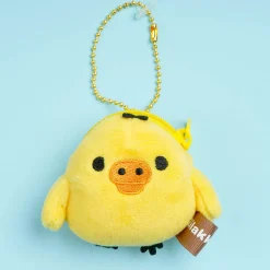 Rilakkuma Coin Case Plushie Charm - Kiiroitori / Mini