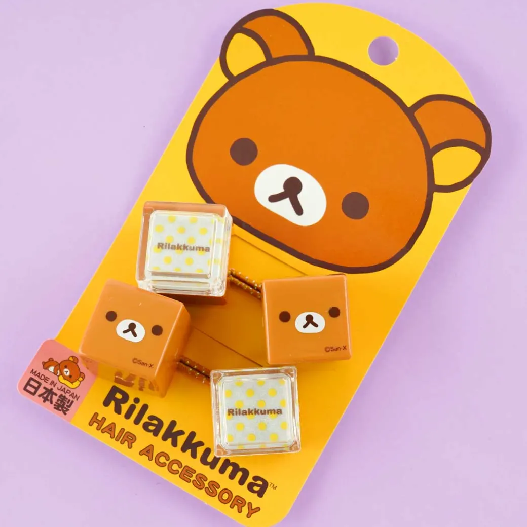 Rilakkuma Cubes Hair Tie Set - 2 pcs