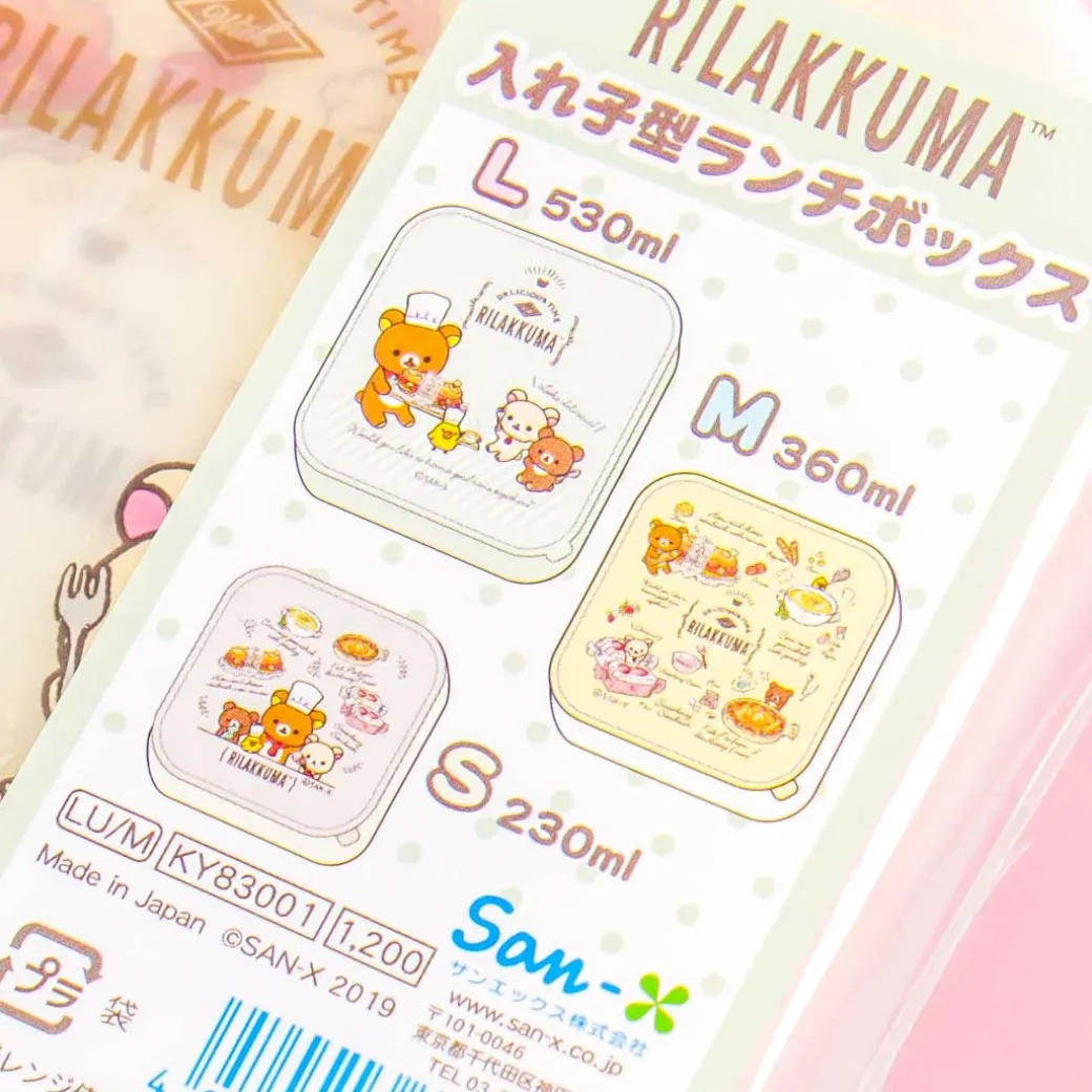Rilakkuma Delicious Time Square Bento Set