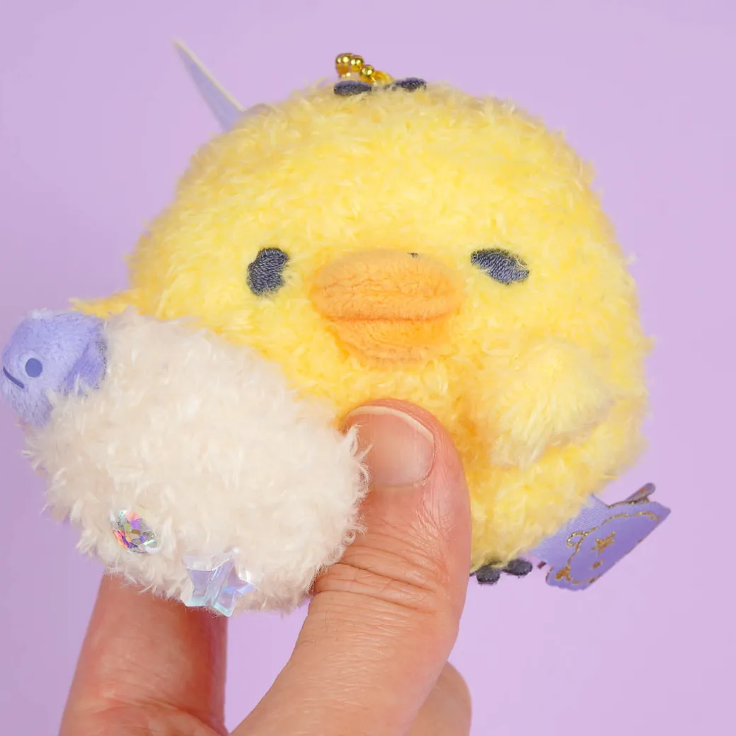 Rilakkuma Drowsy With You Plush Charm - Kiiroitori / Medium