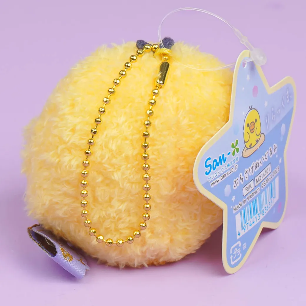 Rilakkuma Drowsy With You Plush Charm - Kiiroitori / Medium