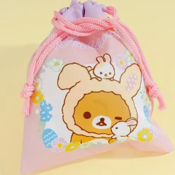 Rilakkuma Easter Bunny Drawstring Bag Set