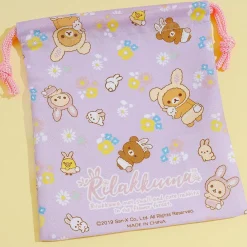 Rilakkuma Easter Bunny Drawstring Bag Set