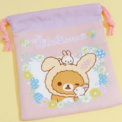 Rilakkuma Easter Bunny Drawstring Bag Set