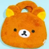 Rilakkuma Face Fluffy Mini Tote Bag