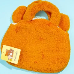 Rilakkuma Face Fluffy Mini Tote Bag