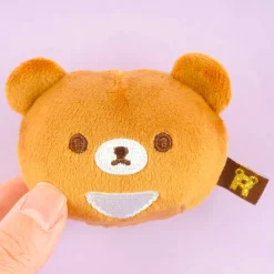 Rilakkuma Face Plushie - Chairoikoguma / Mini