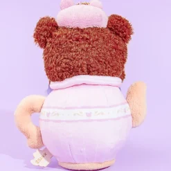 Rilakkuma Flower Tea Time Plushie - Chairoikoguma / Medium