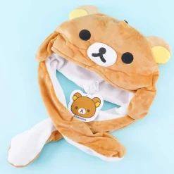 Rilakkuma Fluffy Hat With Movable Hands