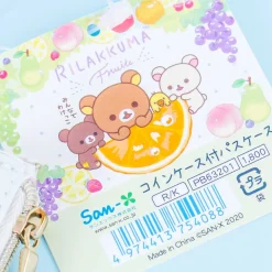 Rilakkuma Fruits Card Holder & Coin Purse