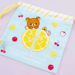 Rilakkuma Fruits Drawstring Pouch