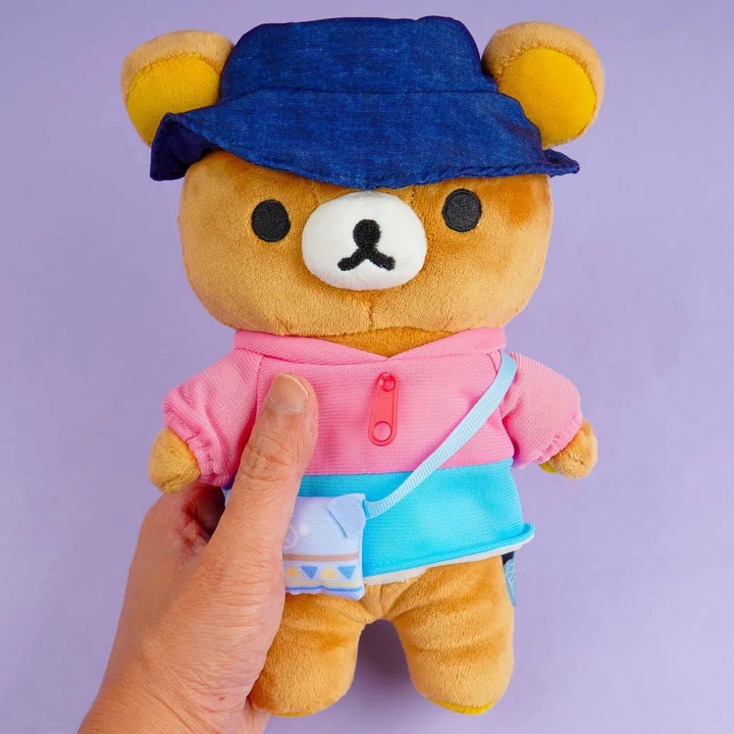 Rilakkuma Happy Camper Plushie - Medium