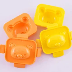 Rilakkuma Hard-Boiled Egg Mold Set - 2 pcs