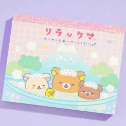 Rilakkuma Hot Spring Bath Mini Memo Pad