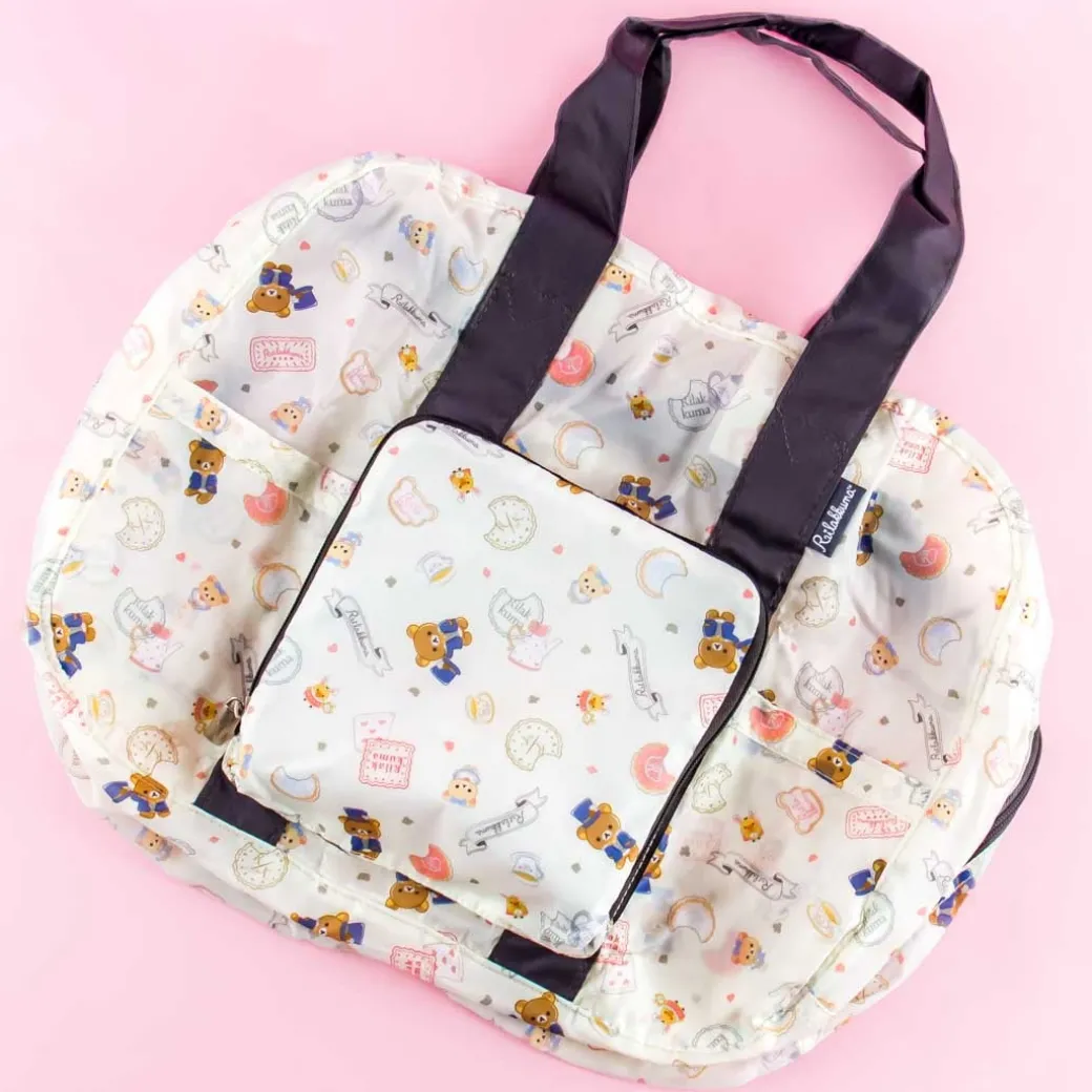 Rilakkuma In Wonderland Folding Boston Bag