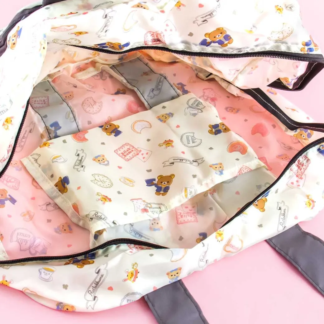 Rilakkuma In Wonderland Folding Boston Bag
