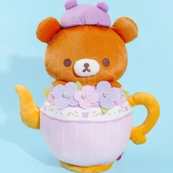 Rilakkuma Korikogu Flower Tea Time Teapot Plushie - Big