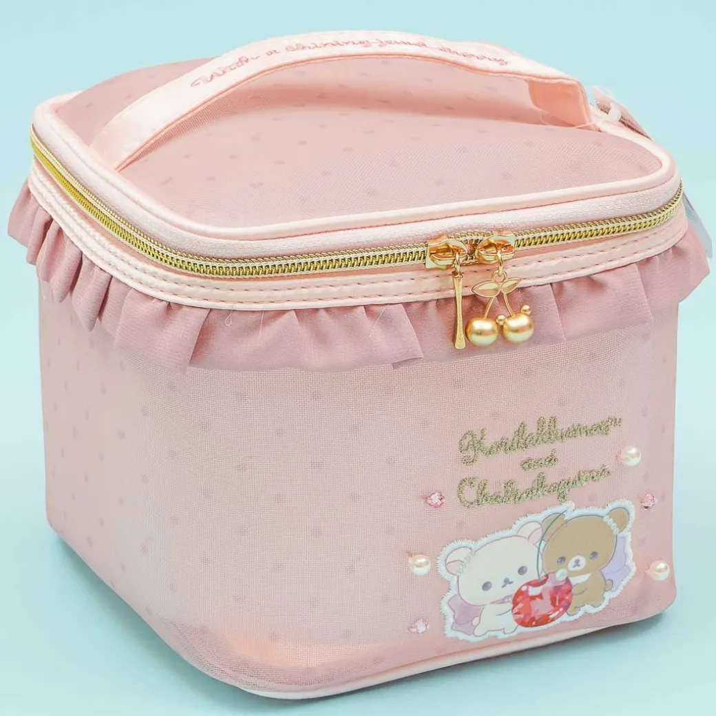 Rilakkuma Korikogu Jewel Cherry Vanity Pouch