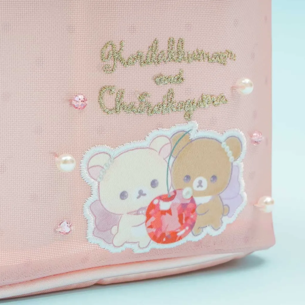 Rilakkuma Korikogu Jewel Cherry Vanity Pouch