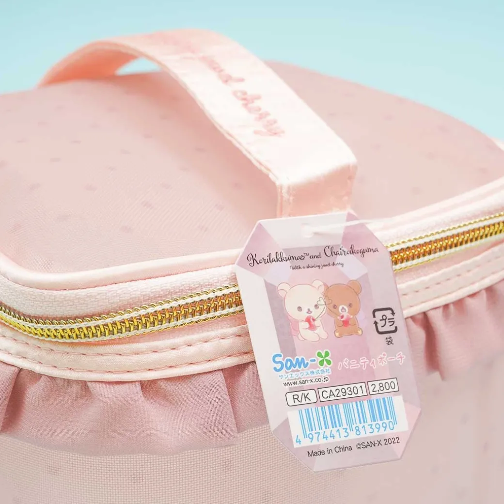 Rilakkuma Korikogu Jewel Cherry Vanity Pouch
