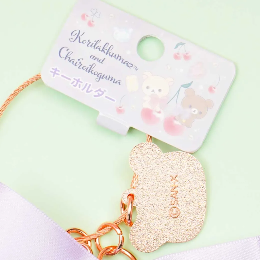 Rilakkuma Korikogu Jewel Cherry Keychain