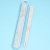 Rilakkuma Lunch Time Antibacterial Chopsticks Set