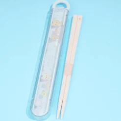 Rilakkuma Lunch Time Antibacterial Chopsticks Set