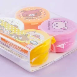 Rilakkuma Mini Round Case Set - 4 pcs