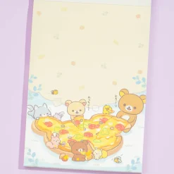 Rilakkuma Minna Pizza Memo Pad