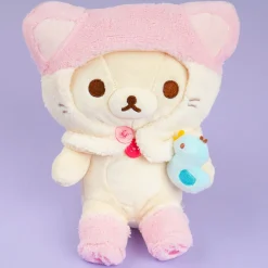 Rilakkuma Neko Neko No Yu Plushie - Korilakkuma / Medium