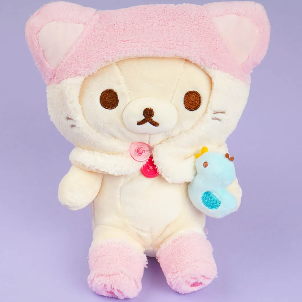 Rilakkuma Neko Neko No Yu Plushie - Korilakkuma / Medium