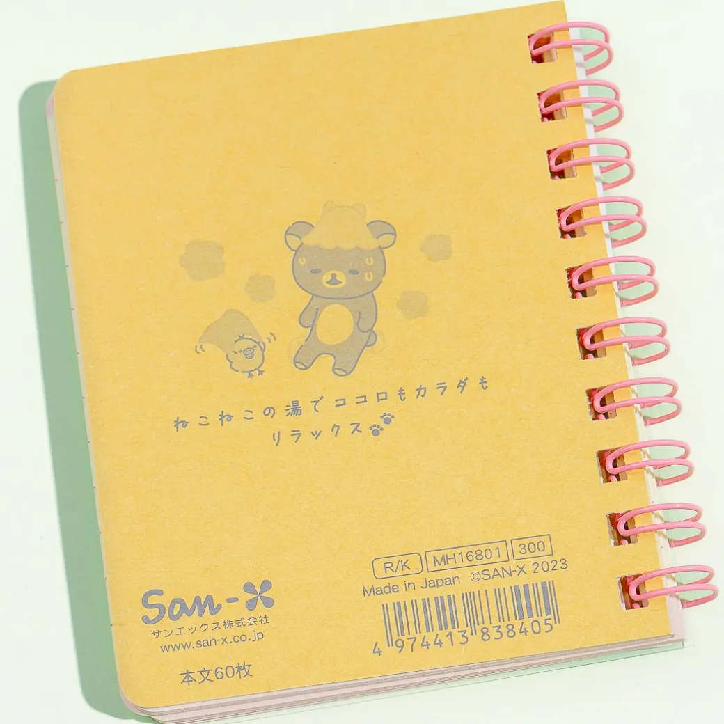 Rilakkuma Nekoneko No Yu Mini Notebook