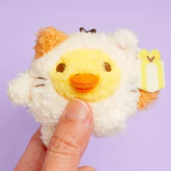 Rilakkuma Niko Niko Badge Plushie - Kiiroitori / Mini