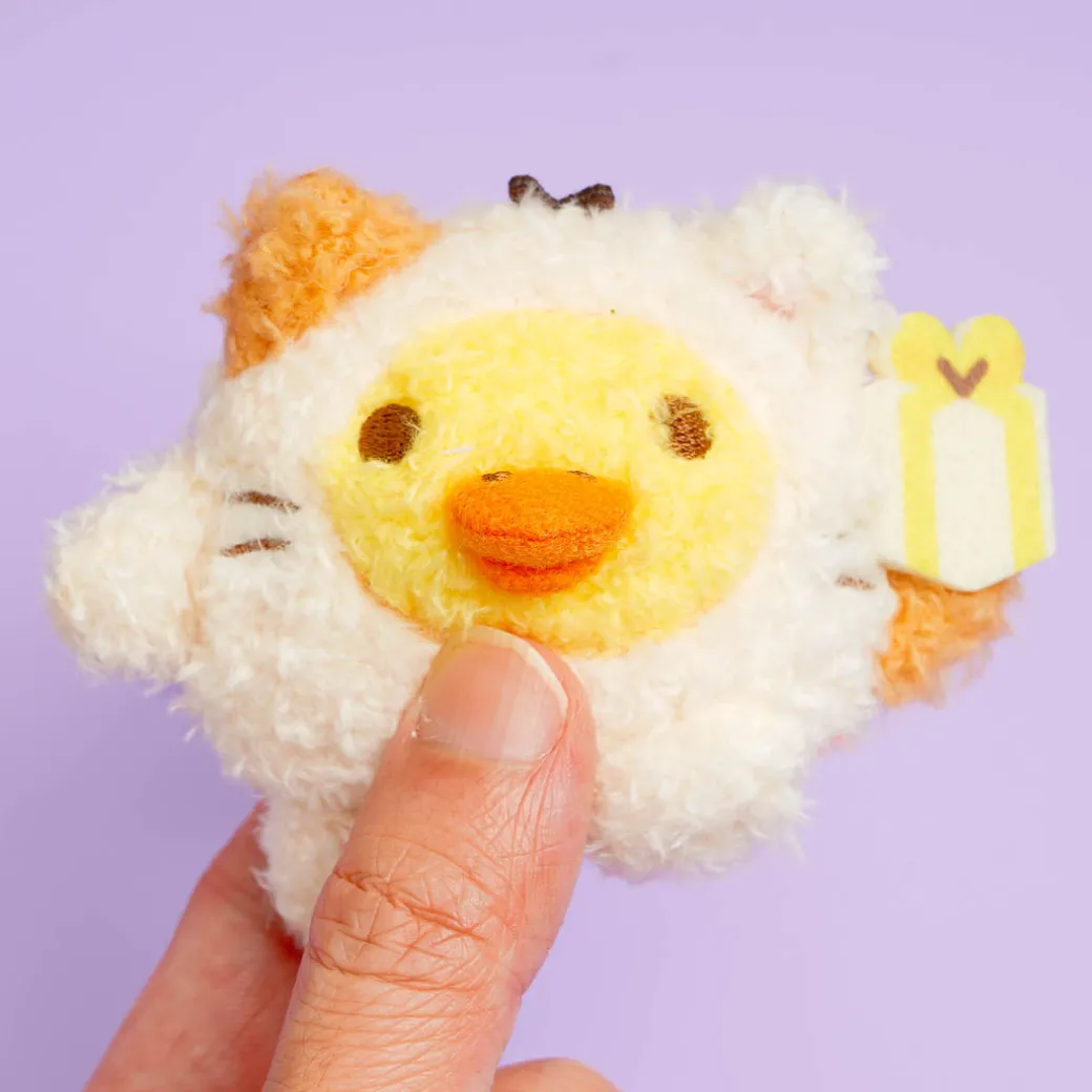 Rilakkuma Niko Niko Badge Plushie - Kiiroitori / Mini