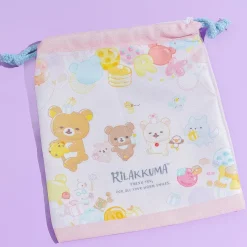 Rilakkuma Party Drawstring Bag