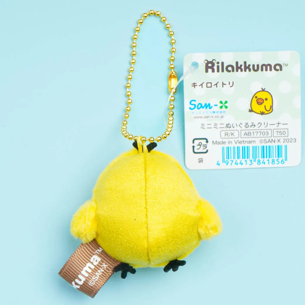 Rilakkuma Phone Cleaner Plushie Charm - Kiiroitori / Mini