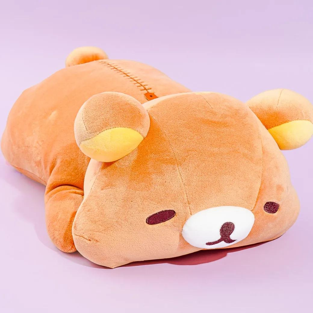 Rilakkuma Puffy Cheek Cushion Plushie - Medium
