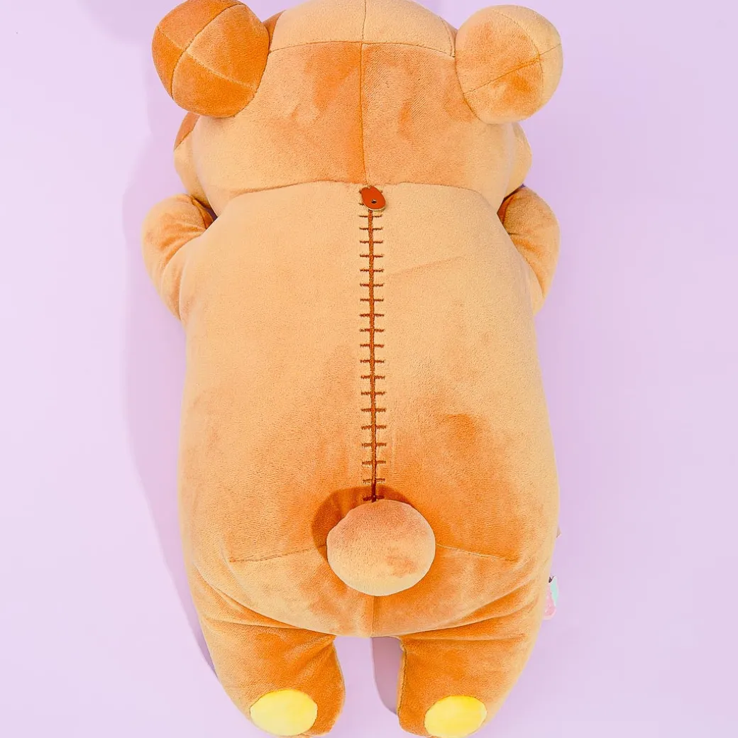 Rilakkuma Puffy Cheek Cushion Plushie - Medium