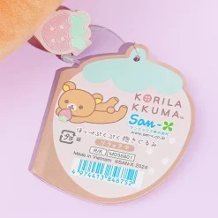 Rilakkuma Puffy Cheek Cushion Plushie - Medium
