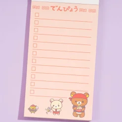 Rilakkuma Ramen Checklist Memo Pad