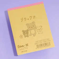 Rilakkuma Sleepover Mini Memo Pad