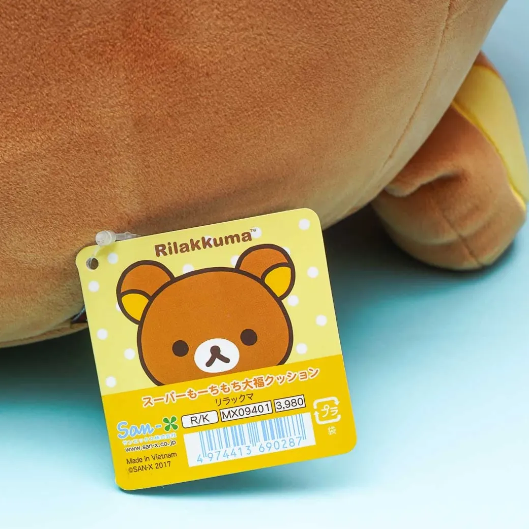 Rilakkuma Super Mochimochi Plushie Cushion - Big