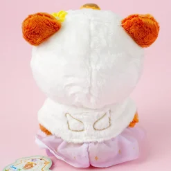 Rilakkuma Swan & Golden Flower Plushie - Chairoikoguma / Medium