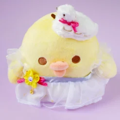 Rilakkuma Swan & Golden Flower Plushie - Kiiroitori / Medium