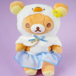 Rilakkuma Swan & Golden Flower Plushie - Medium