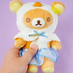Rilakkuma Swan & Golden Flower Plushie - Medium