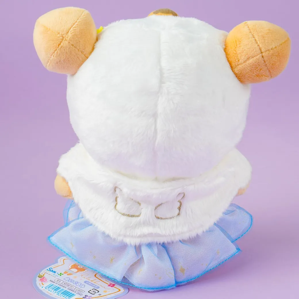 Rilakkuma Swan & Golden Flower Plushie - Medium